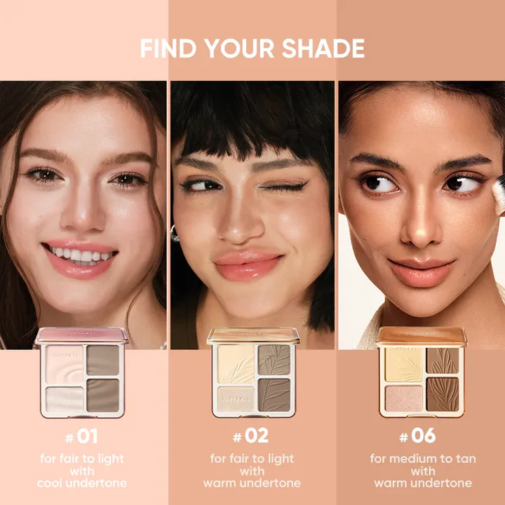 Judy Doll 2 IN 1 Highlighter Contour Palette
