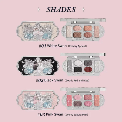 Flower Knows Swan Ballet Six-Color Makeup Palette