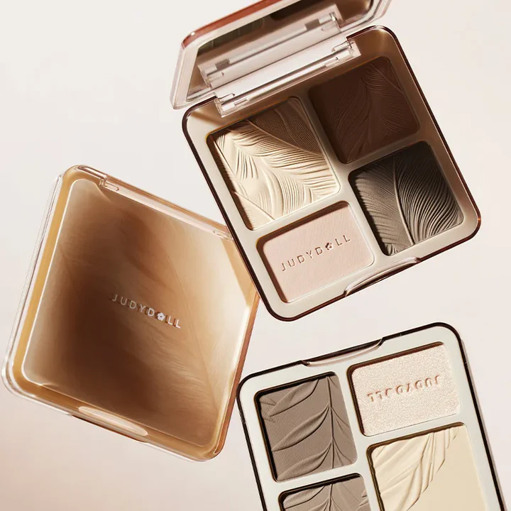 Judy Doll 2 IN 1 Highlighter Contour Palette