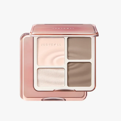 Judy Doll 2 IN 1 Highlighter Contour Palette